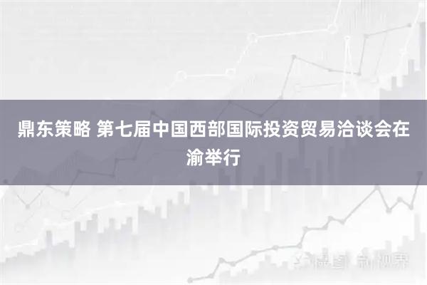 鼎东策略 第七届中国西部国际投资贸易洽谈会在渝举行